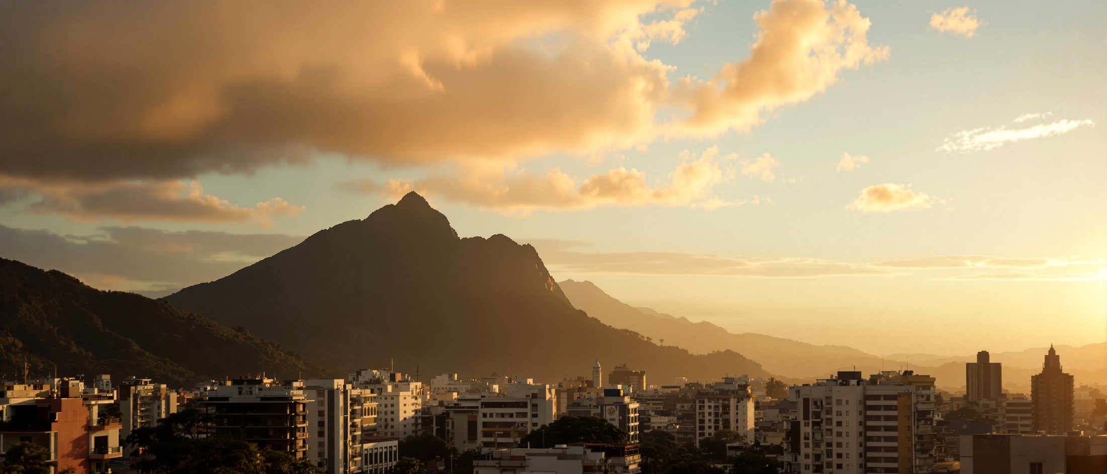 Caracas at dawn — hopeful image, no damage depicted